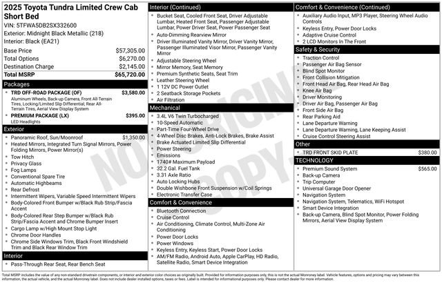 Used 2025 Toyota Tundra Limited w/ TRD Off-Road Package image 4