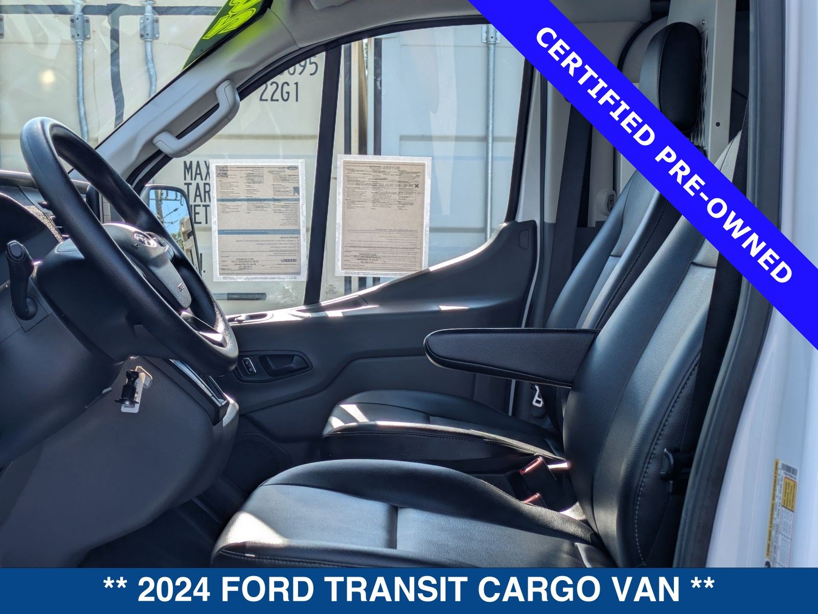 Certified 2024 Ford Transit 350 Low Roof w/ Load Area Protection Package RWD image 19