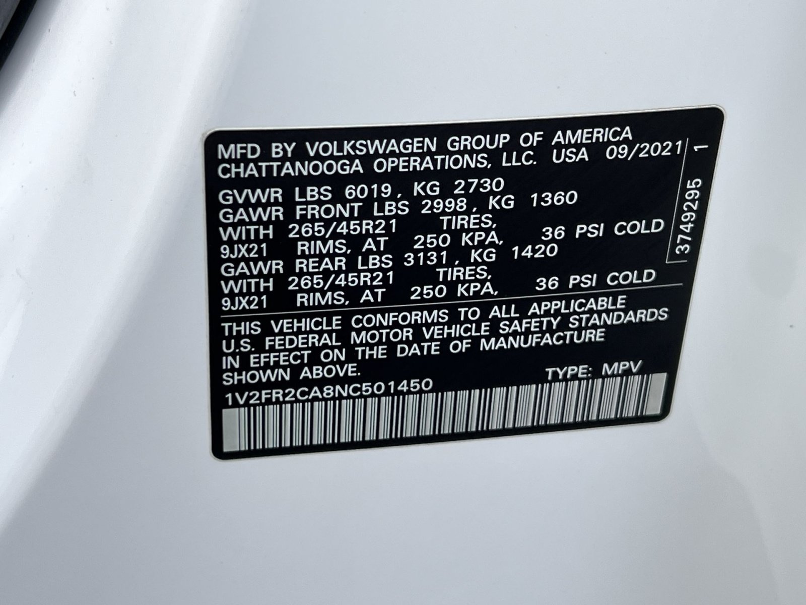 Used 2022 Volkswagen Atlas SEL Premium AWD/4WD image 43