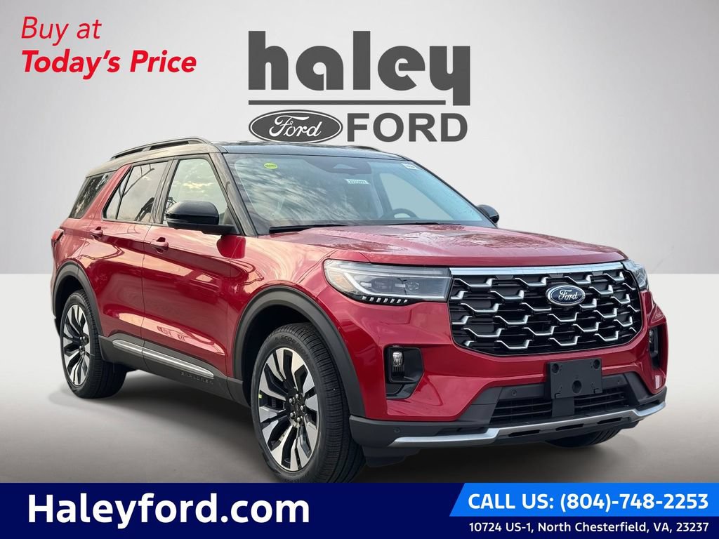 New 2026 Ford Explorer Platinum w/ LUX Leather Package