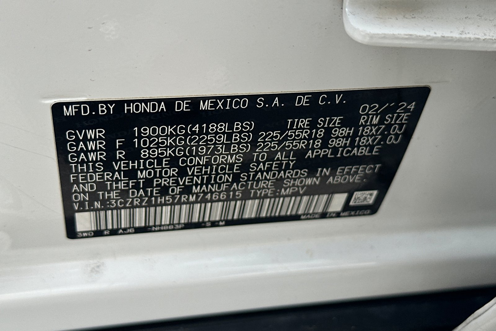 Used 2024 Honda HR-V Sport image 27