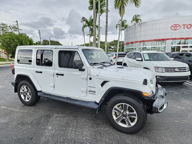Used 2021 Jeep Wrangler Unlimited Sahara w/ LED Lighting Group video 1