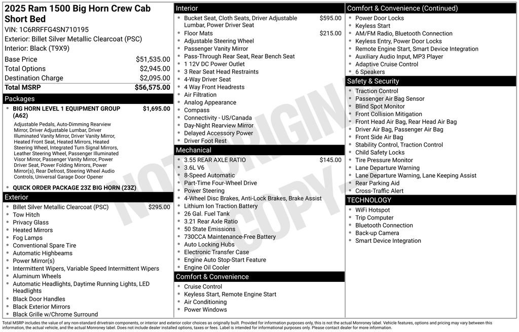 Used 2025 RAM 1500 Big Horn image 11