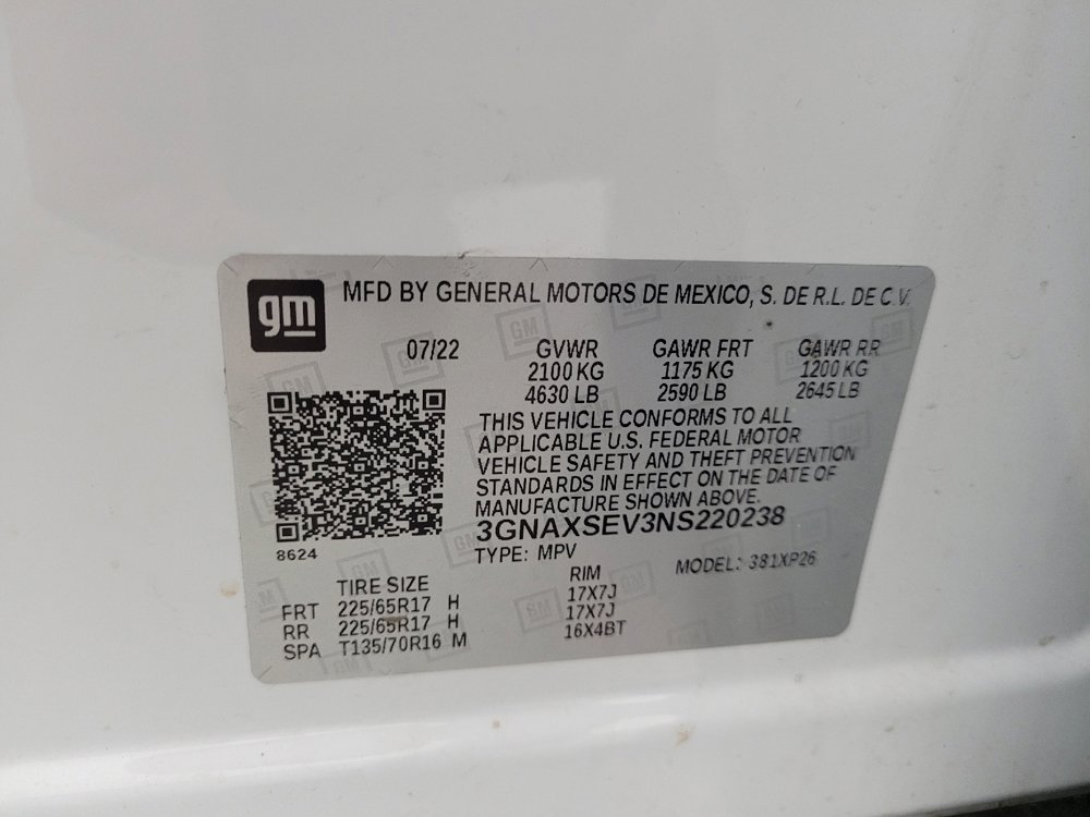 Used 2022 Chevrolet Equinox LS w/ LPO, Floor Liner Package image 33