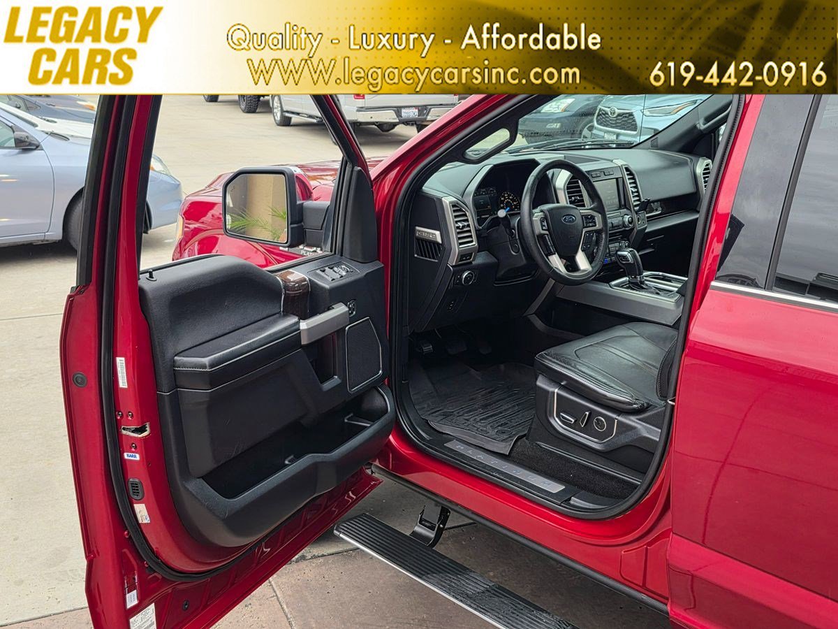 Used 2015 Ford F150 Platinum w/ Equipment Group 701A Luxury image 58