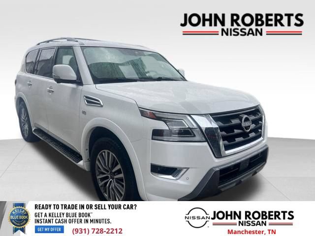 Used 2021 Nissan Armada SL w/ Captain's Chairs Package RWD image 3