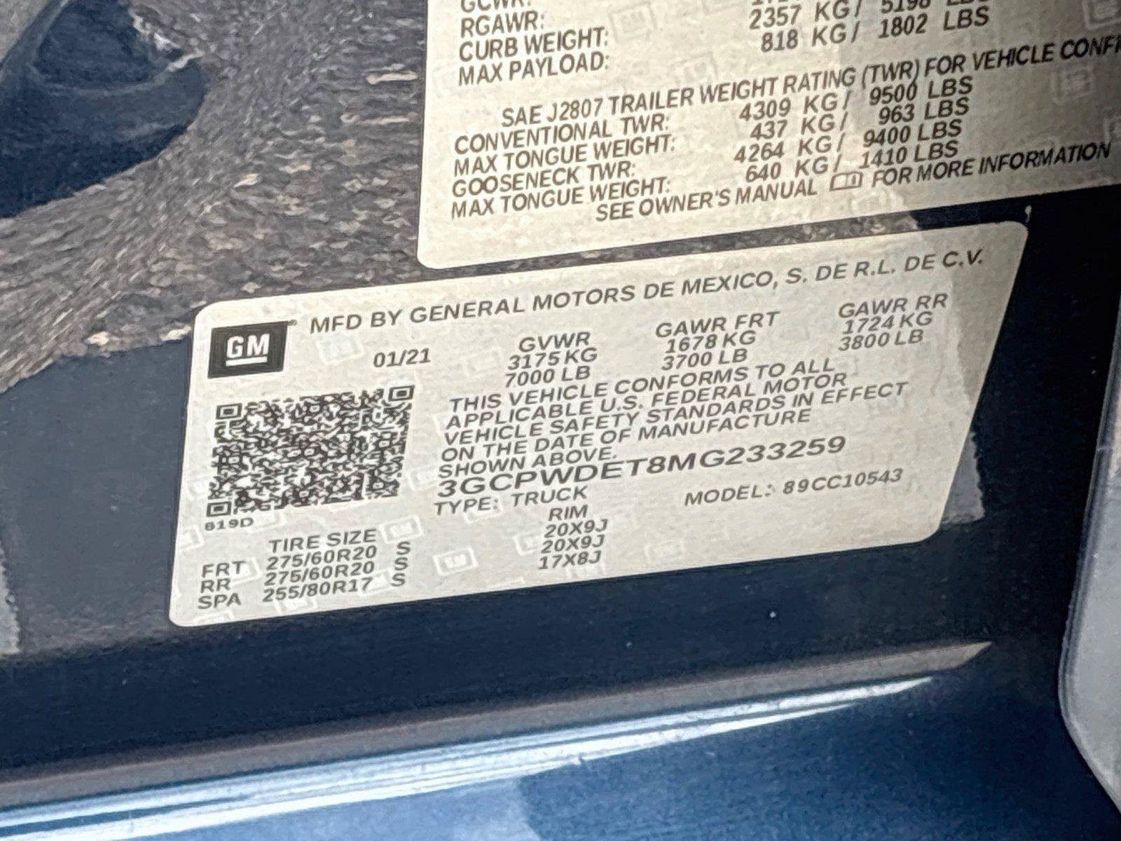 Used 2021 Chevrolet Silverado 1500 RST w/ LPO, Dark Essentials Package RWD image 31