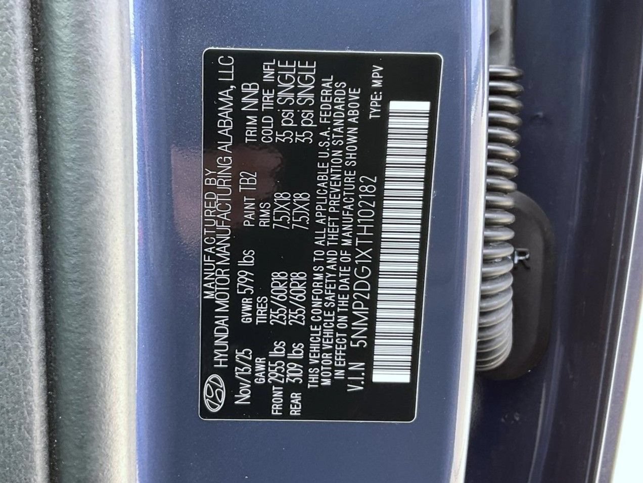 Certified 2026 Hyundai Santa Fe SEL AWD/4WD image 28