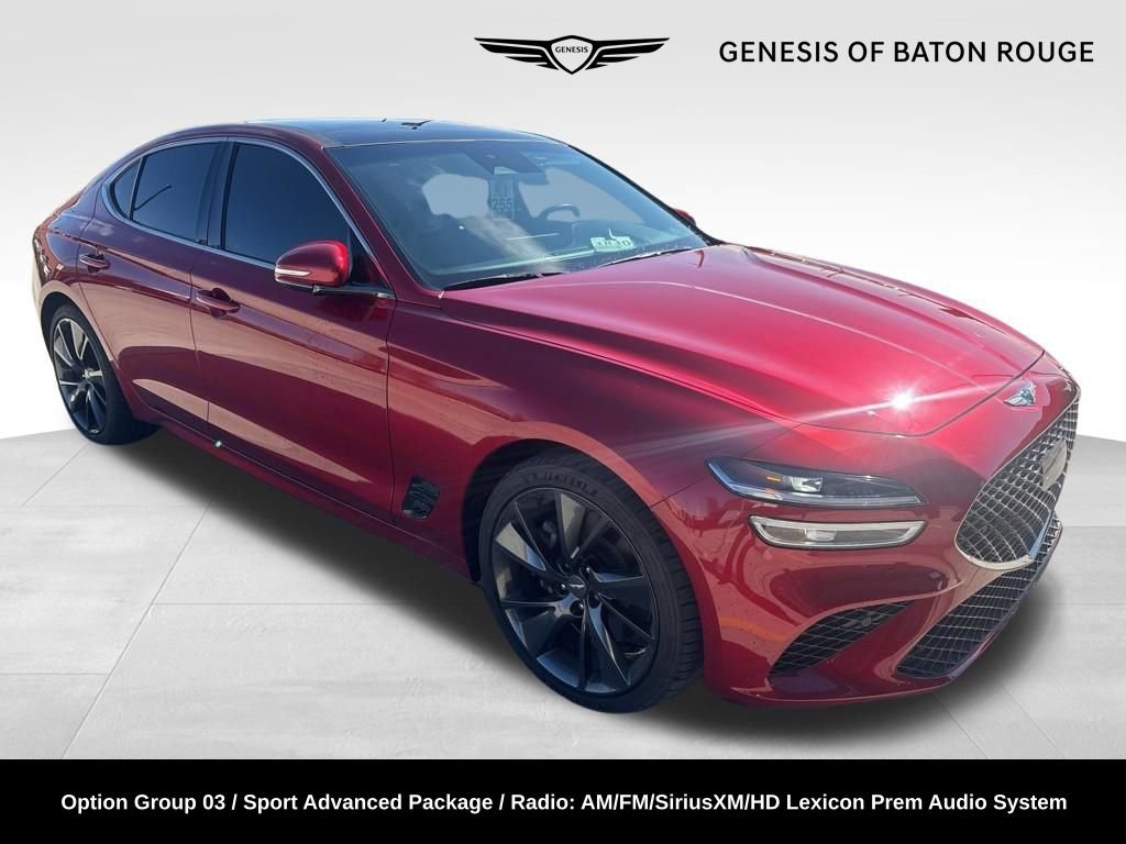 Used 2022 Genesis G70 3.3T w/ Sport Advanced Package image 1