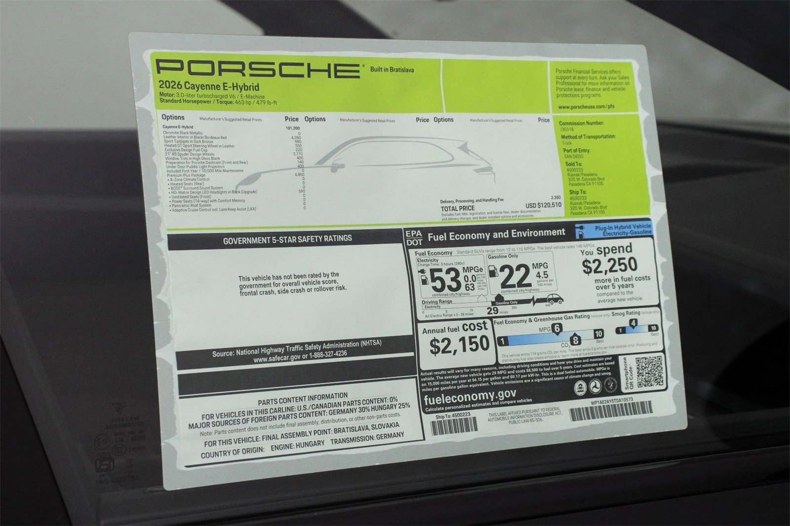 New 2026 Porsche Cayenne E-Hybrid image 25