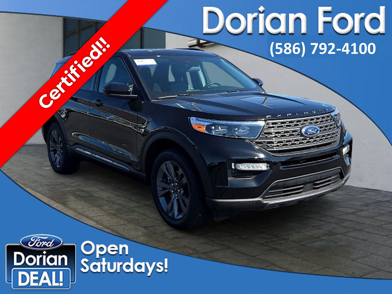 Certified 2023 Ford Explorer XLT w/ Equipment Group 202A
