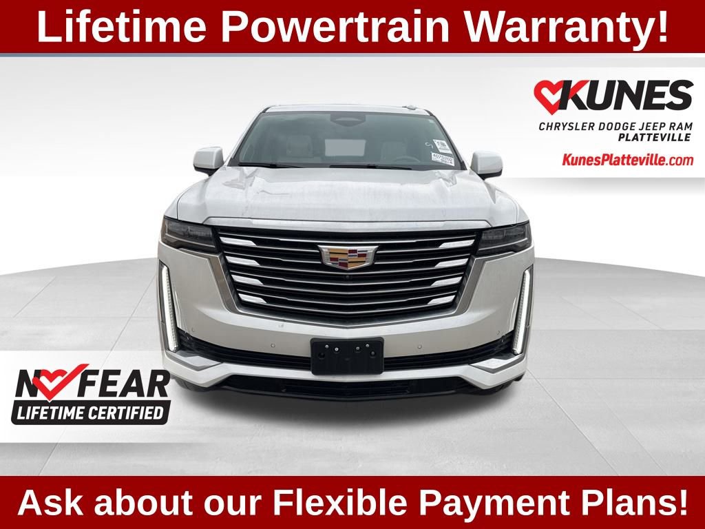 Used 2023 Cadillac Escalade Premium Luxury Platinum w/ Heavy-Duty Trailer Package image 3