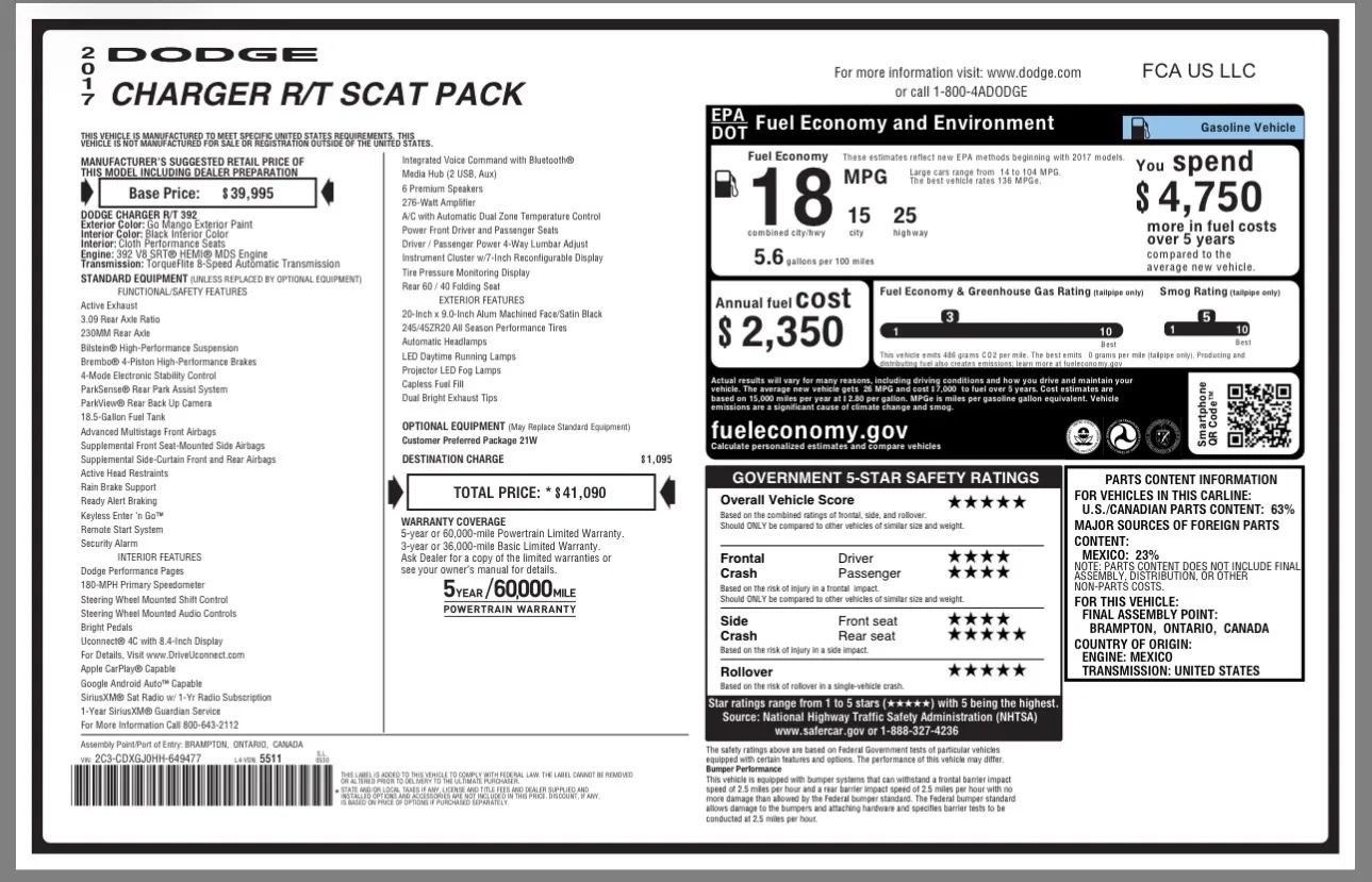 Used 2017 Dodge Charger R/T Scat Pack image 27