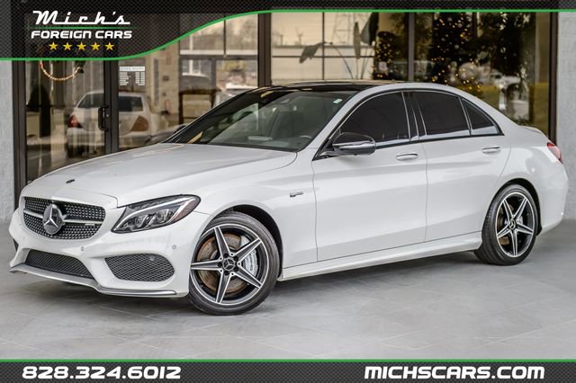 Used 2018 Mercedes-Benz C 43 AMG C43 AMG - WHITE - PANO ROOF -