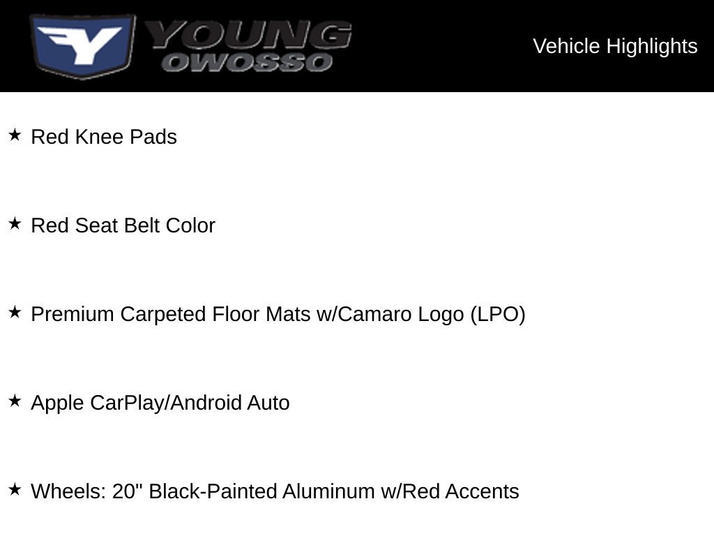 Used 2021 Chevrolet Camaro LT w/ Redline Edition RWD image 6