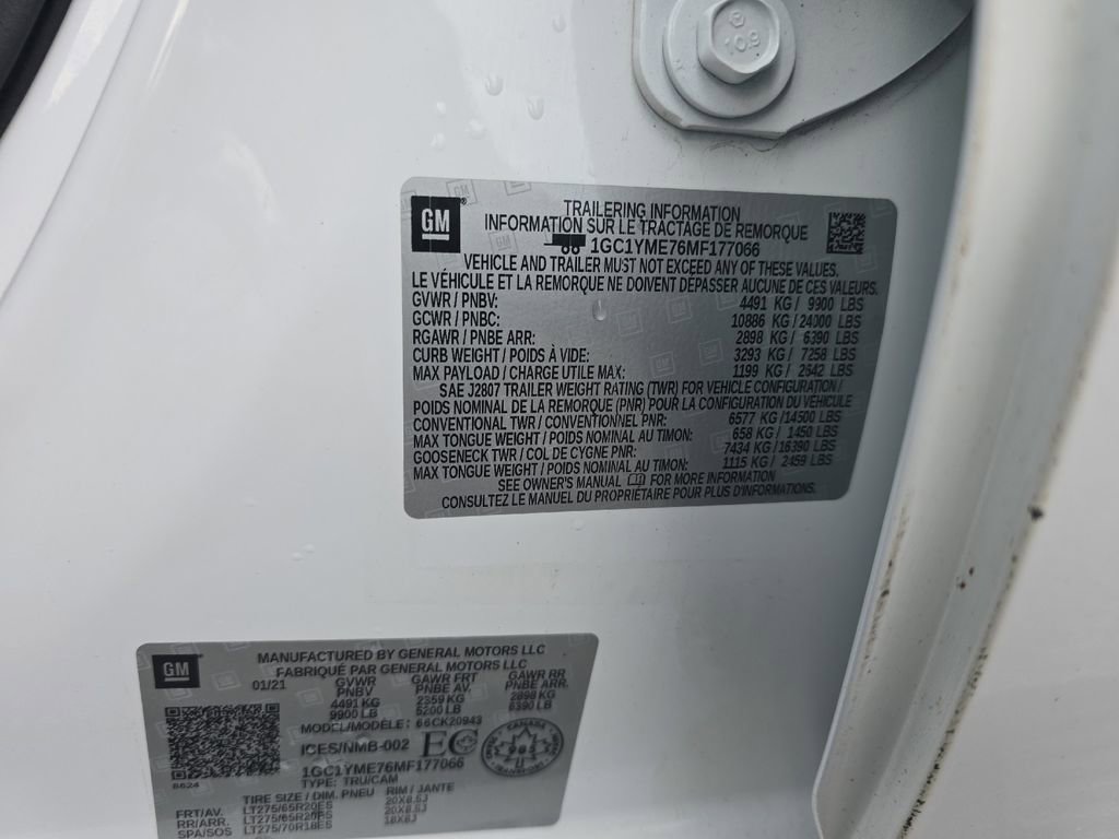 Used 2021 Chevrolet Silverado 2500 Custom w/ Gooseneck/5TH Wheel Package image 6