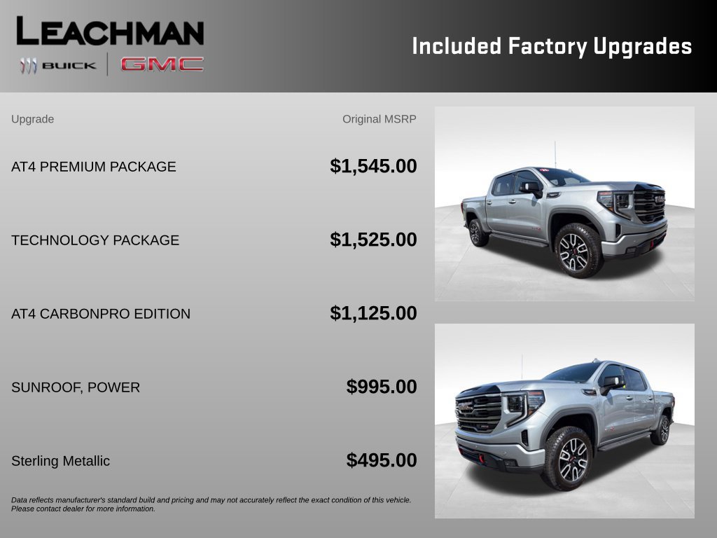 Certified 2025 GMC Sierra 1500 AT4 w/ AT4 Premium Package AWD/4WD image 10