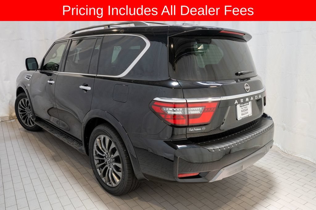 Used 2022 Nissan Armada Platinum w/ Captain's Chairs Package AWD/4WD image 3