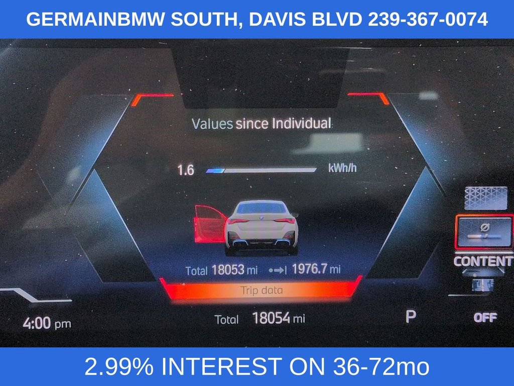 Used 2023 BMW i4 eDrive40 w/ M Sport Package RWD image 32