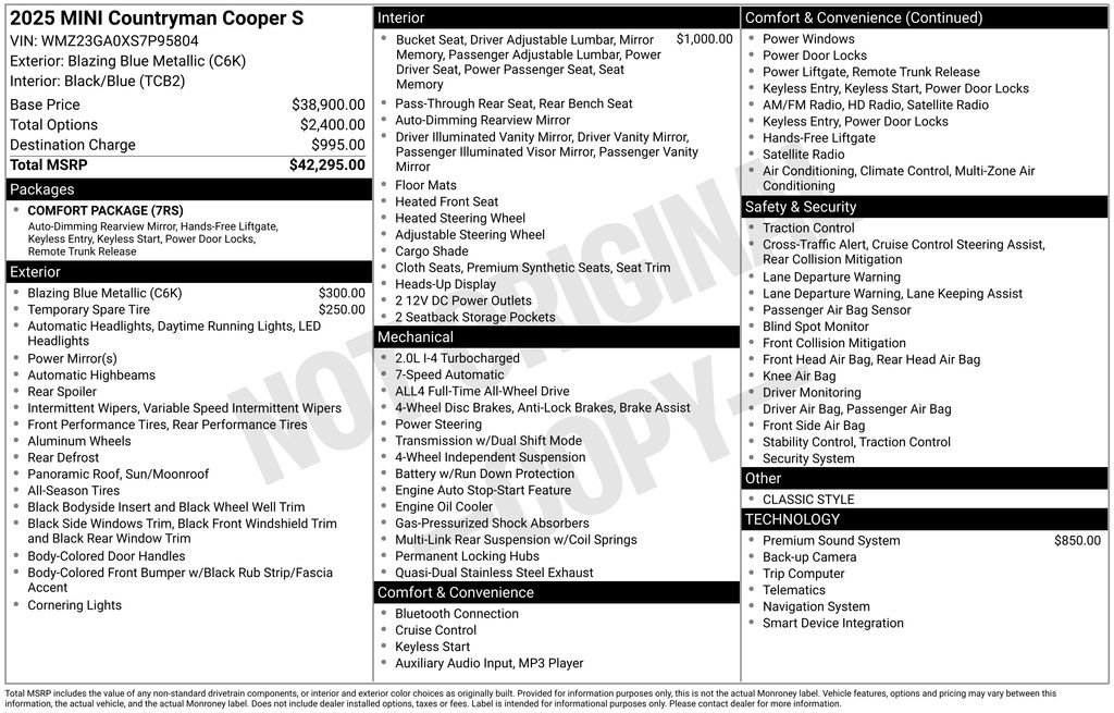 Used 2025 MINI Cooper Countryman S image 35