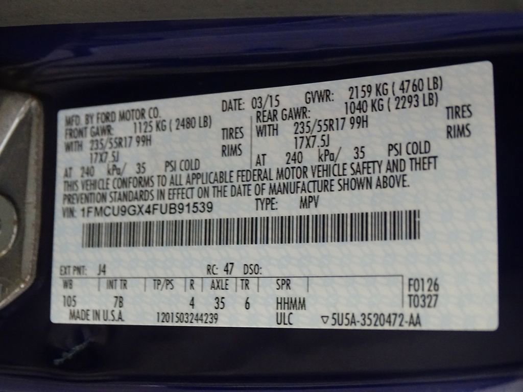 Used 2015 Ford Escape SE image 20