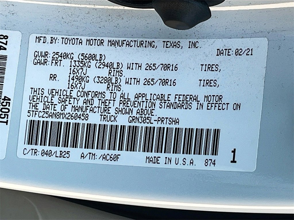 Used 2021 Toyota Tacoma TRD Pro image 33