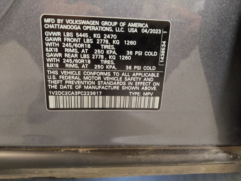Used 2023 Volkswagen Atlas Cross Sport SE FWD image 33