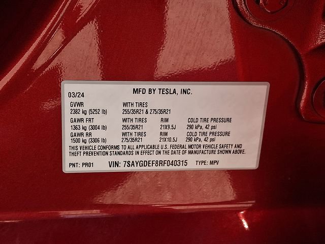 Used 2024 Tesla Model Y Performance image 30