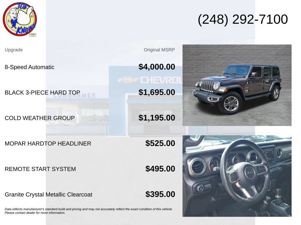 Used 2022 Jeep Wrangler Unlimited Sahara w/ Cold Weather Group AWD/4WD image 5