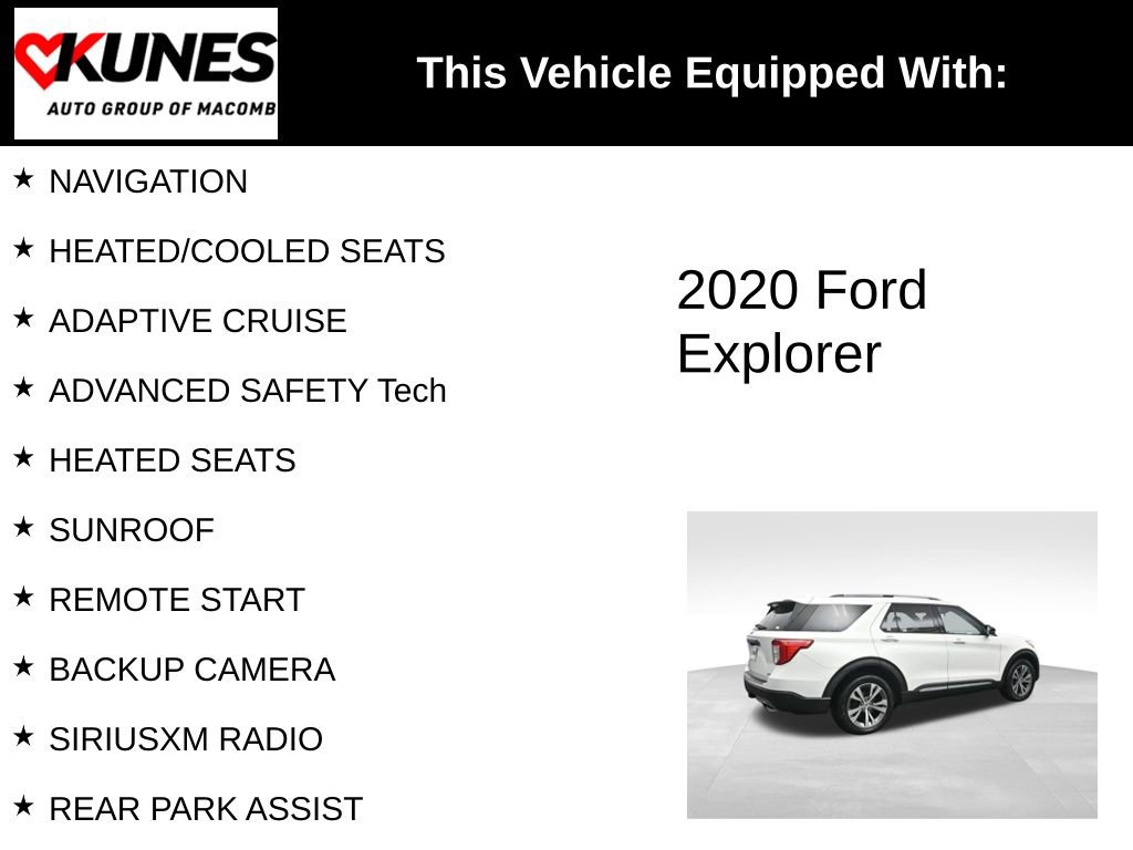Used 2020 Ford Explorer Platinum AWD/4WD image 3