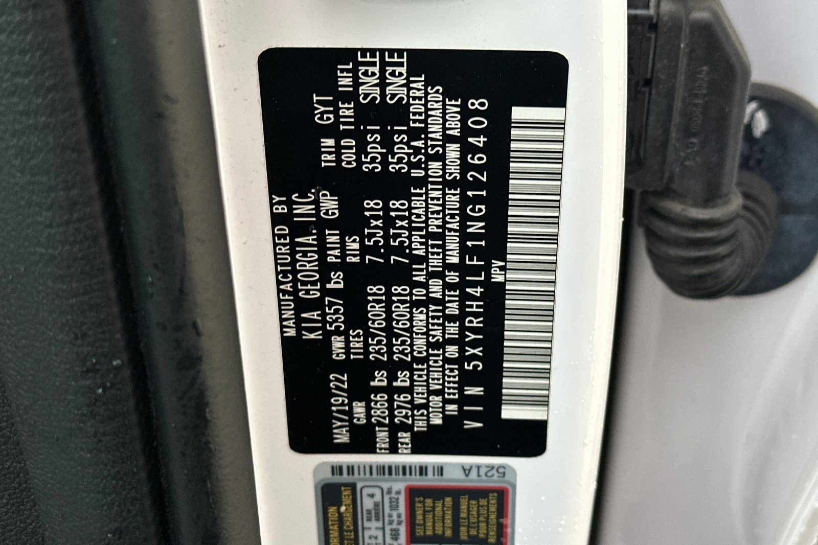 Used 2022 Kia Sorento EX w/ Panoramic Sunroof Package image 42