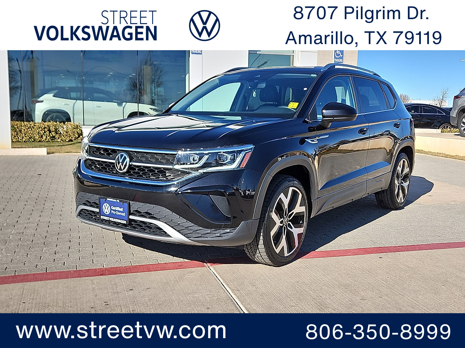 Certified 2022 Volkswagen Taos SEL w/ Panoramic Sunroof Package