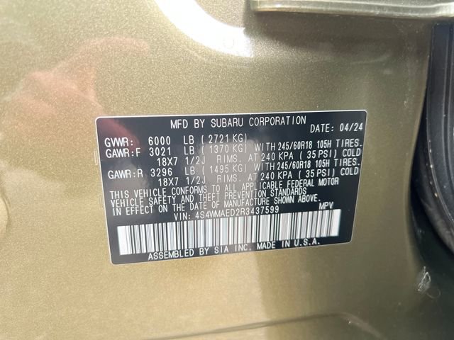 Used 2024 Subaru Ascent Premium w/ Convenience Package image 19