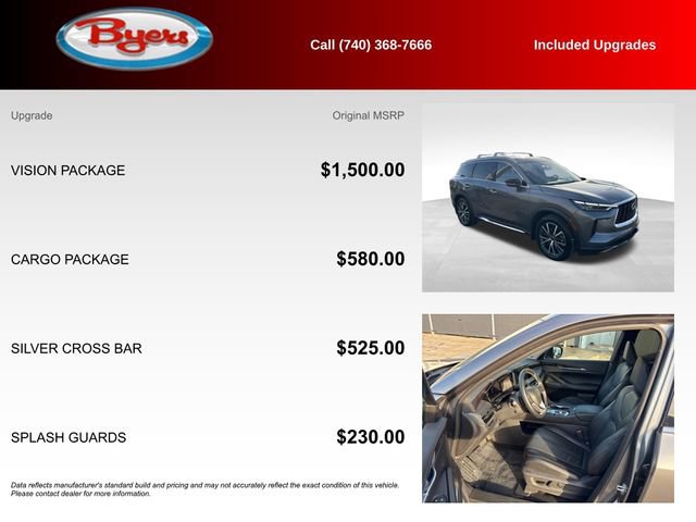 Used 2023 INFINITI QX60 Sensory w/ Vision Package image 5