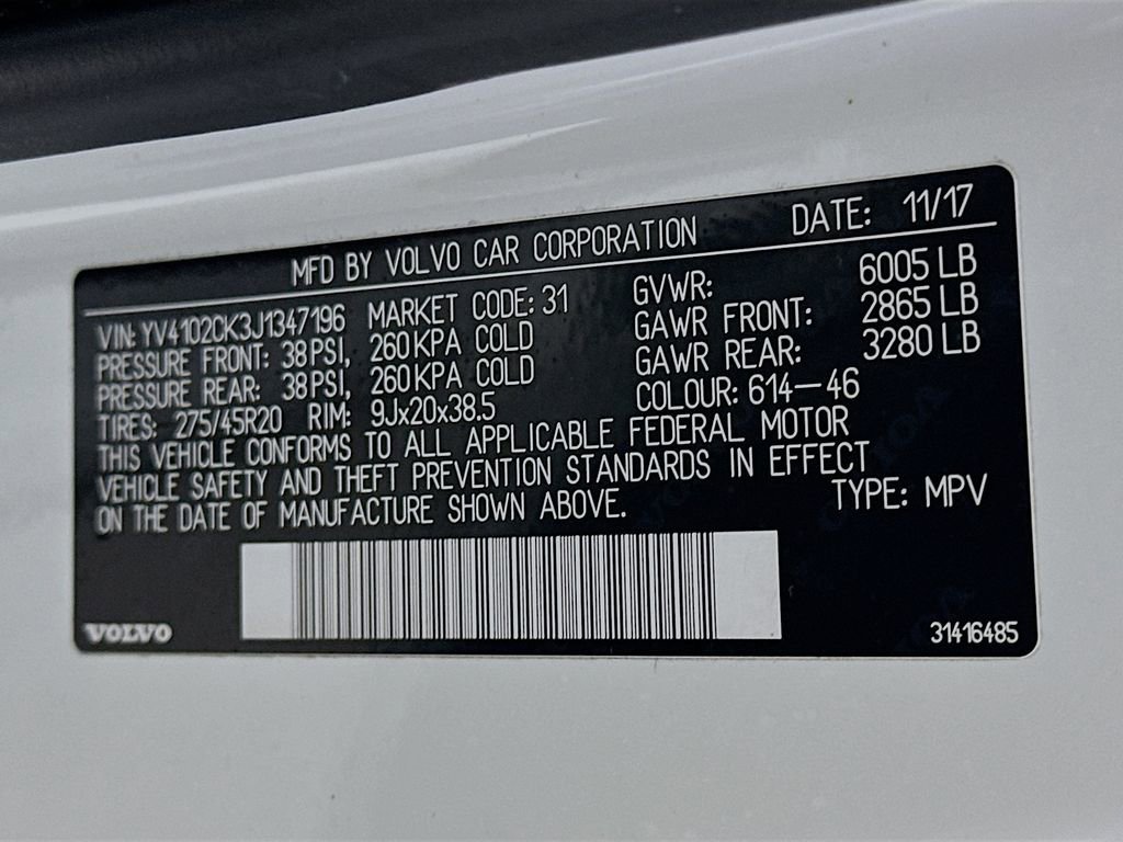 Used 2018 Volvo XC90 T5 Momentum w/ Momentum Plus Package FWD image 37