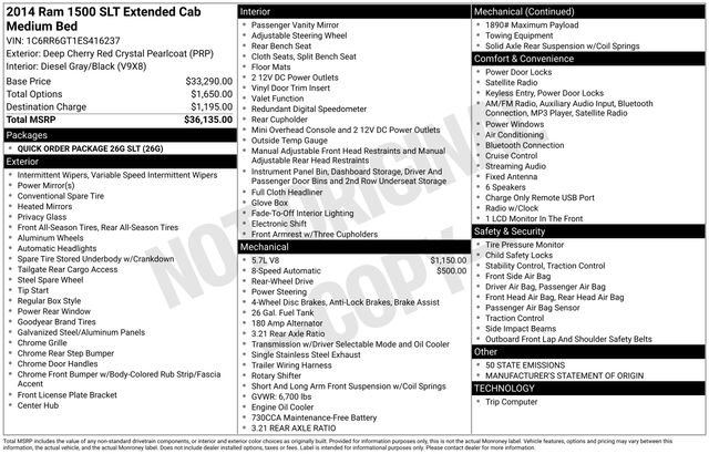 Used 2014 RAM 1500 Classic SLT image 33