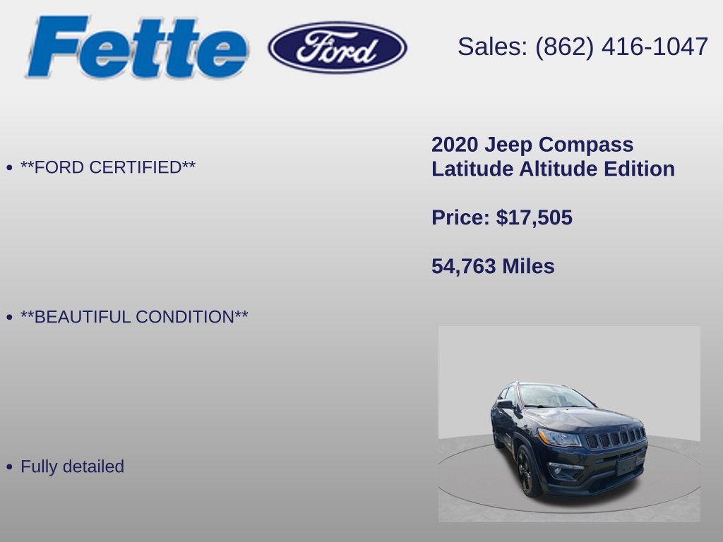 Used 2020 Jeep Compass Latitude AWD/4WD image 5