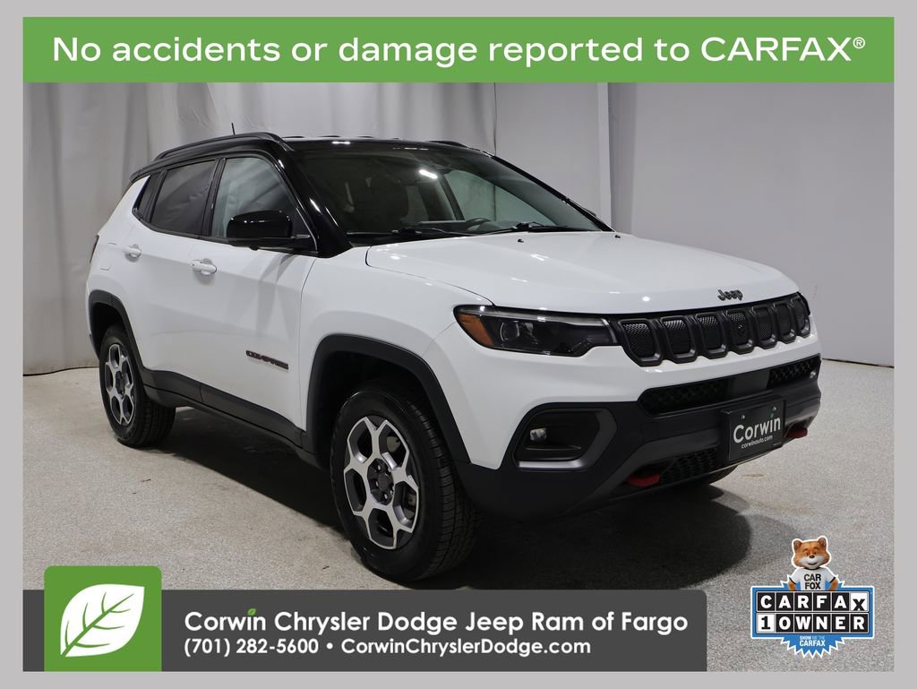 Used 2022 Jeep Compass Trailhawk w/ Trailhawk Elite Group AWD/4WD image 1