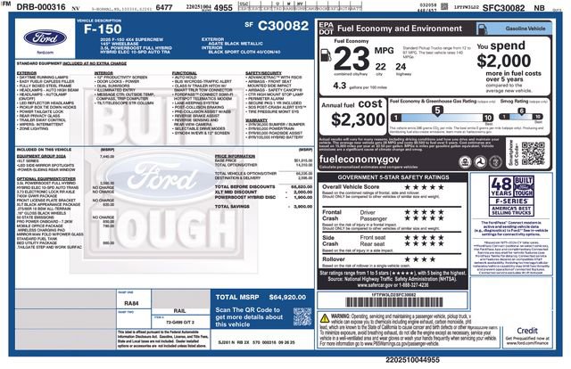 New 2025 Ford F150 XLT w/ Equipment Group 302A MID image 5