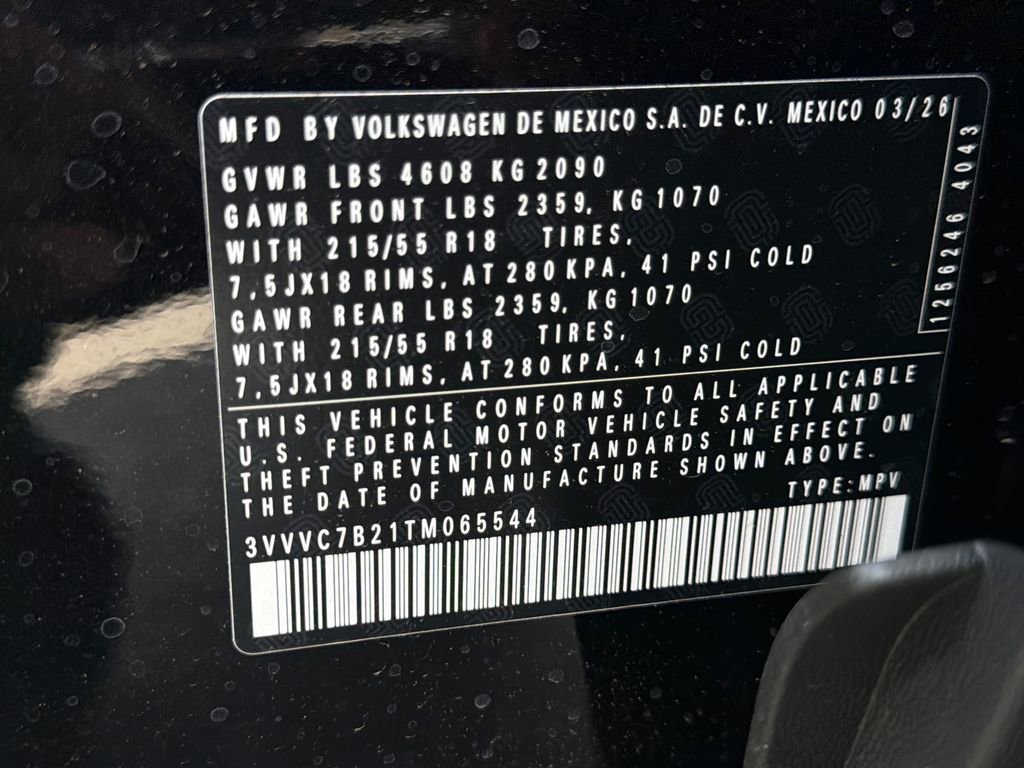 New 2026 Volkswagen Taos SE AWD/4WD image 30