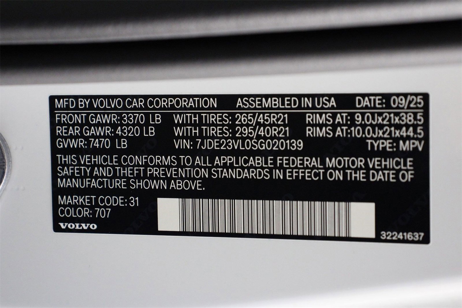 New 2025 Volvo EX90 Ultra image 16