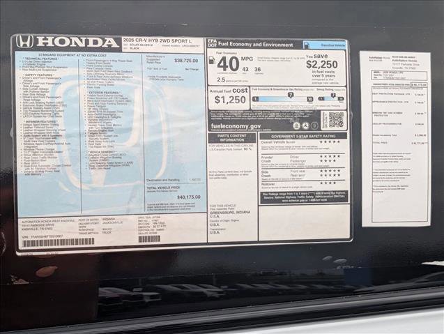 New 2026 Honda CR-V Sport-L image 17