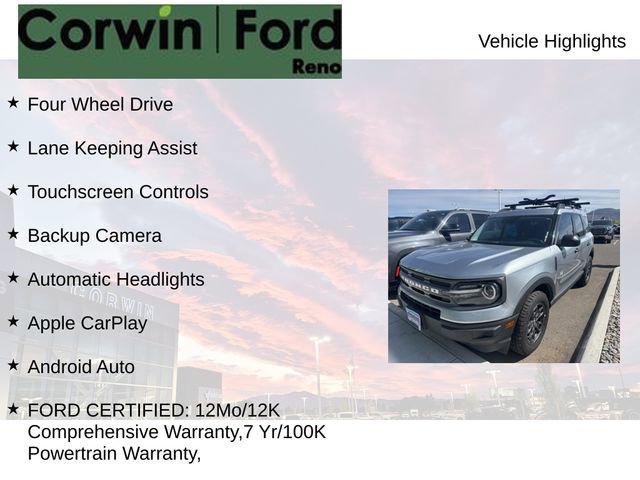 Certified 2022 Ford Bronco Sport Big Bend AWD/4WD image 6