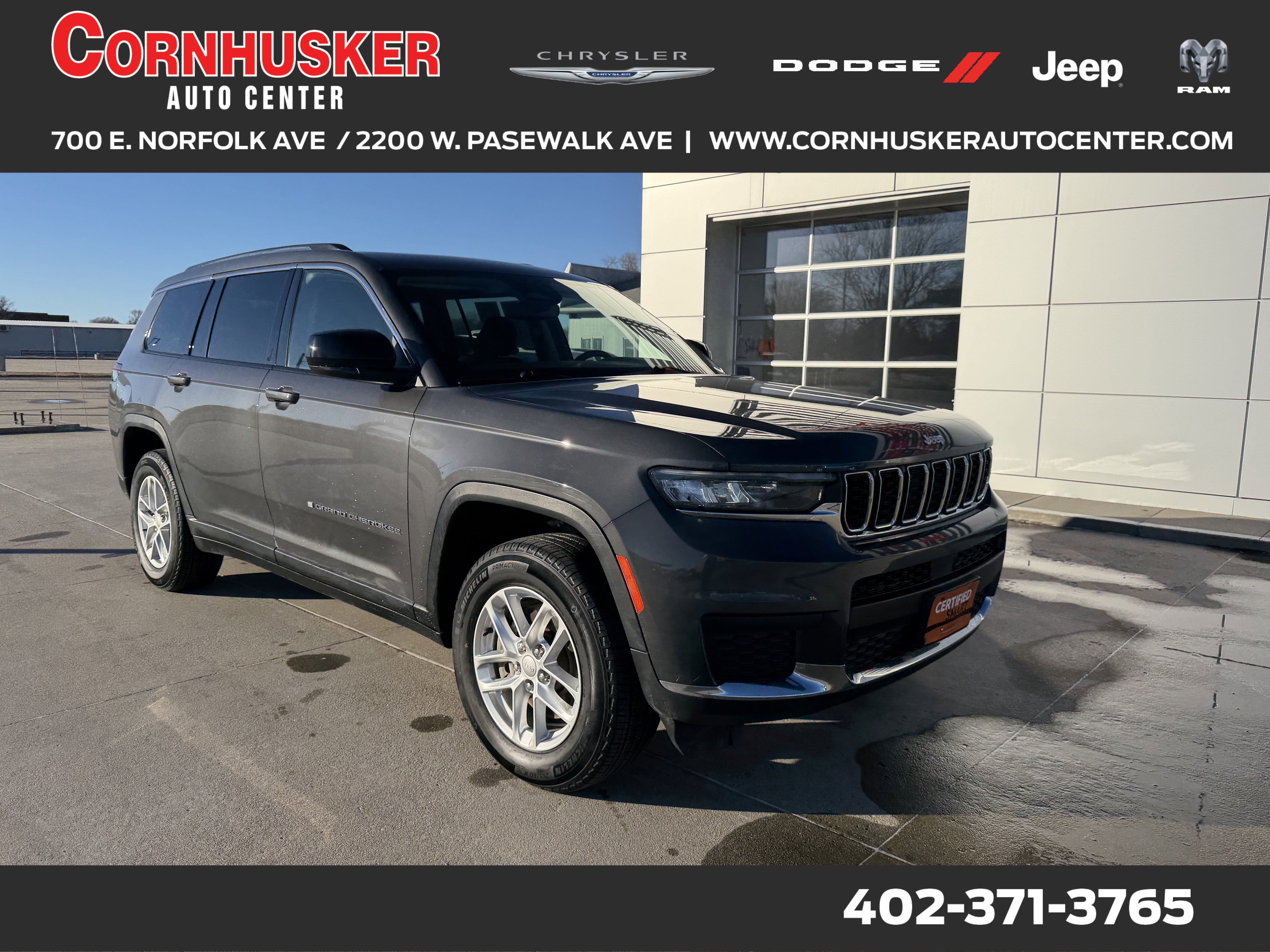 Certified 2023 Jeep Grand Cherokee L Laredo w/ Luxury Tech Group I image 1