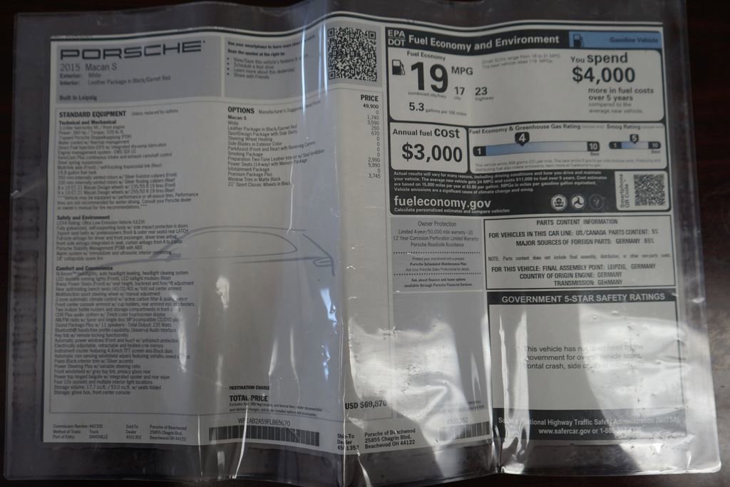 Used 2015 Porsche Macan S w/ Premium Package Plus image 4