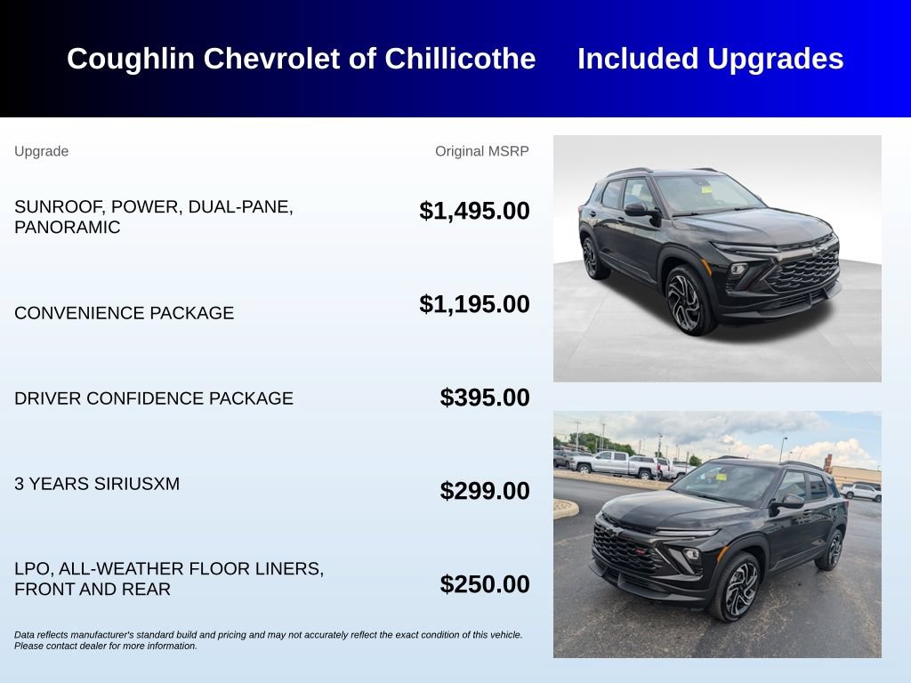 Used 2025 Chevrolet TrailBlazer RS w/ Convenience Package AWD/4WD image 3