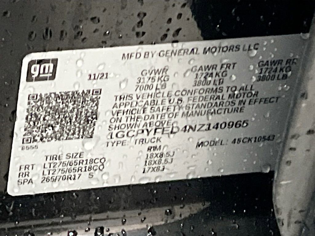 Used 2022 Chevrolet Silverado 1500 LT Trail Boss w/ Convenience Package II image 33