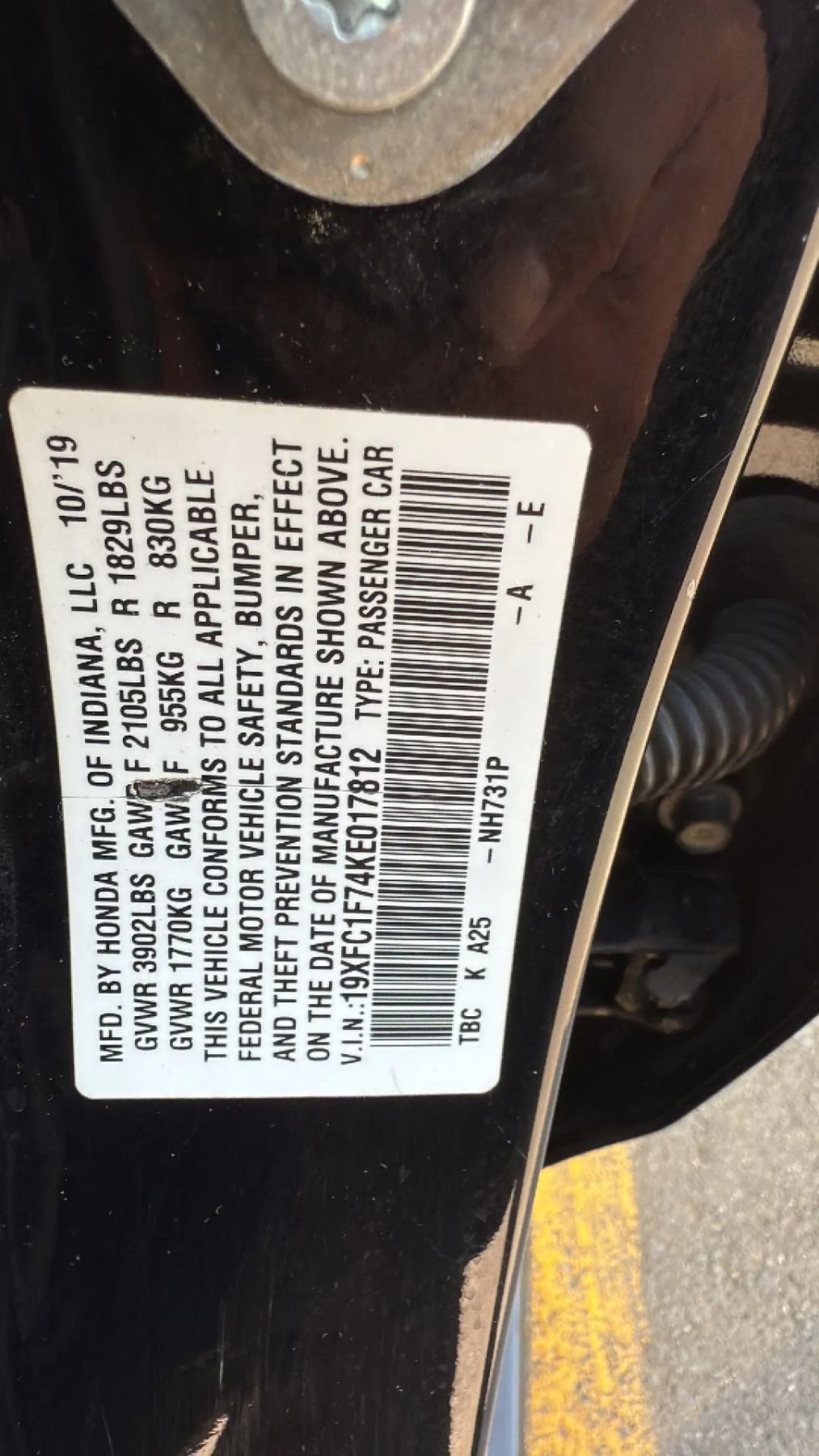 Used 2019 Honda Civic EX-L image 30