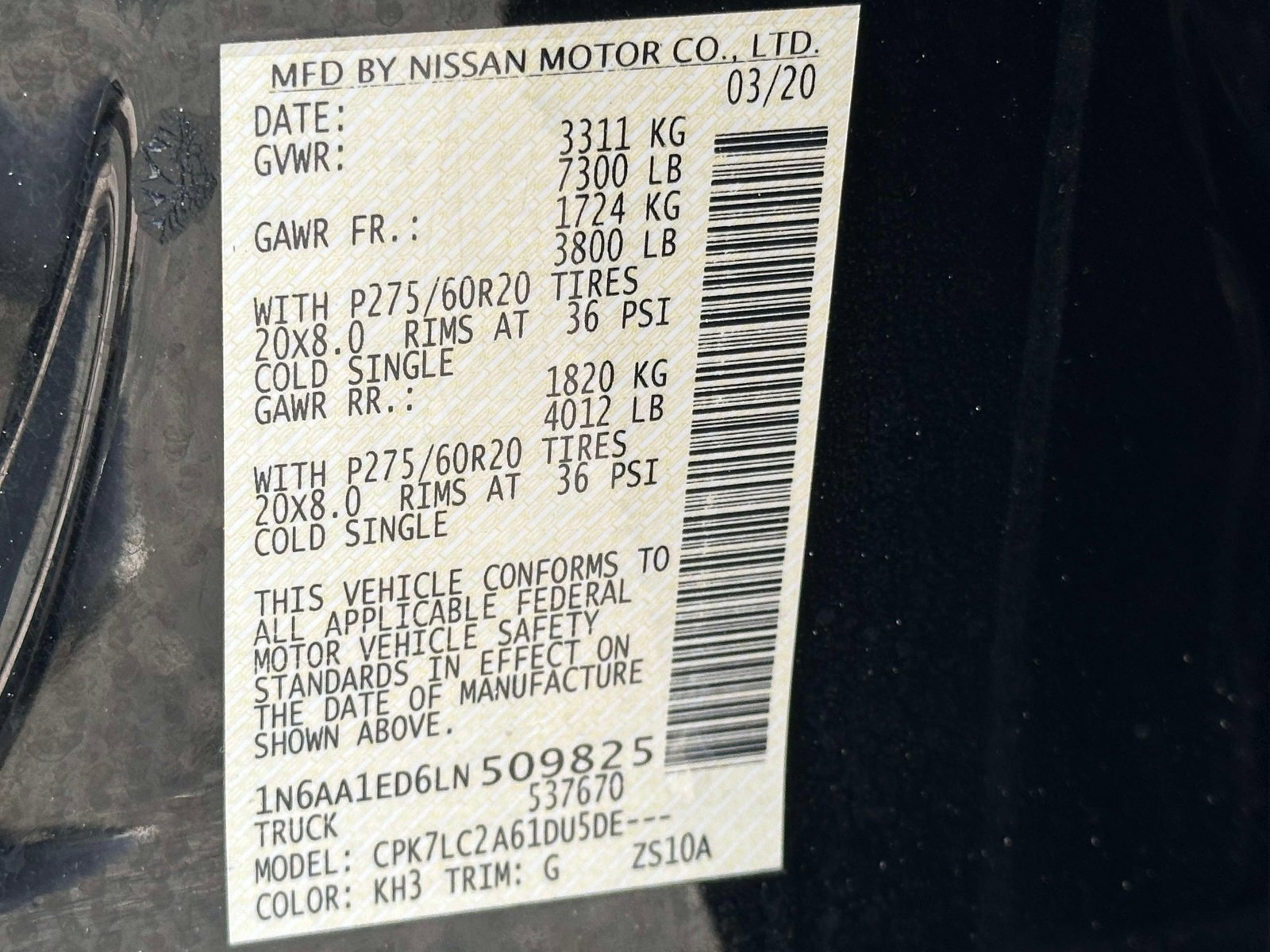 Used 2020 Nissan Titan SV w/ SV Convenience Package image 35