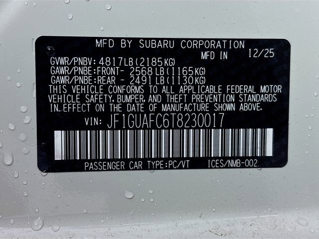 New 2026 Subaru Impreza 2.0i Sport image 31